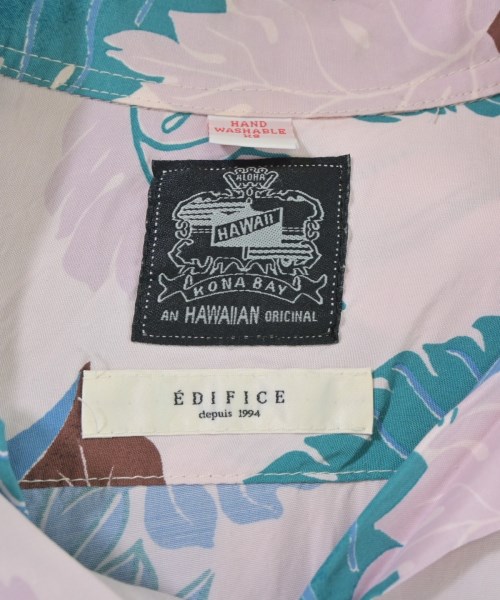 EDIFICE（エディフィス）カジュアルシャツ ピンク サイズ:XS メンズ/2200693163077