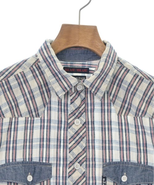 BLUE BLUE（ブルーブルー）カジュアルシャツ 青 サイズ:1(S位) メンズ/2200360235045