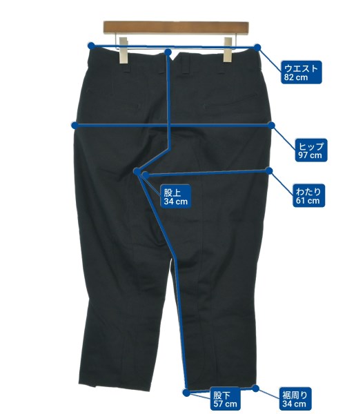 BLUE BLUE（ブルーブルー）チノパン 黒 サイズ:3(L位) メンズ/2200559685033
