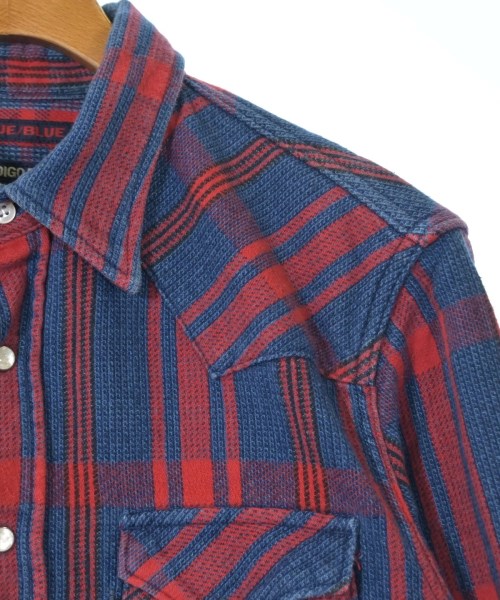 BLUE BLUE（ブルーブルー）カジュアルシャツ 青 サイズ:2(M位) メンズ/2200619738044