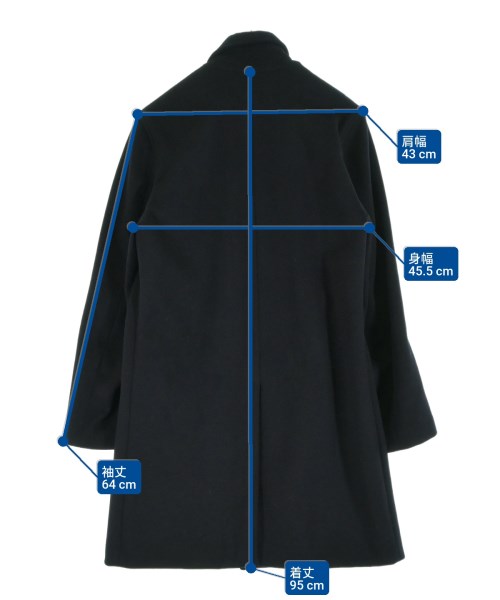 BLUE BLUE（ブルーブルー）ステンカラーコート 紺 サイズ:M メンズ/2200620884051
