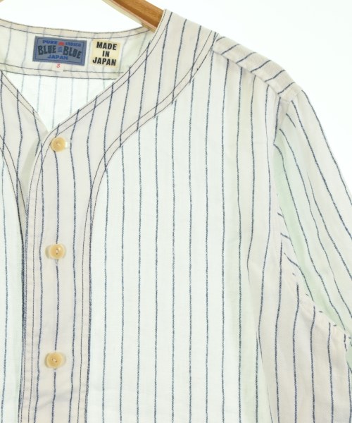 BLUE BLUE（ブルーブルー）カジュアルシャツ 白 サイズ:3(L位) メンズ/2200620884174