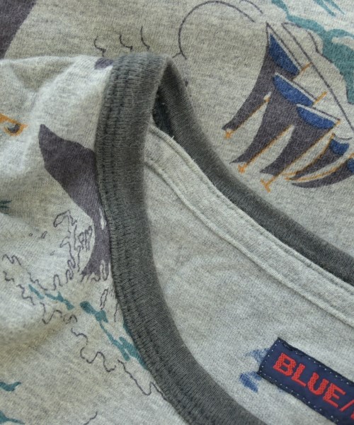 BLUE BLUE（ブルーブルー）Tシャツ・カットソー グレー サイズ:3(L位) メンズ/2200620884327