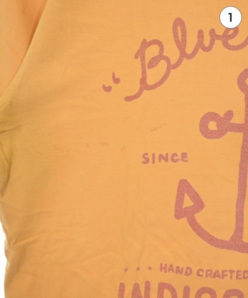 BLUE BLUE（ブルーブルー）Tシャツ・カットソー 黄 サイズ:M メンズ/2200620884334