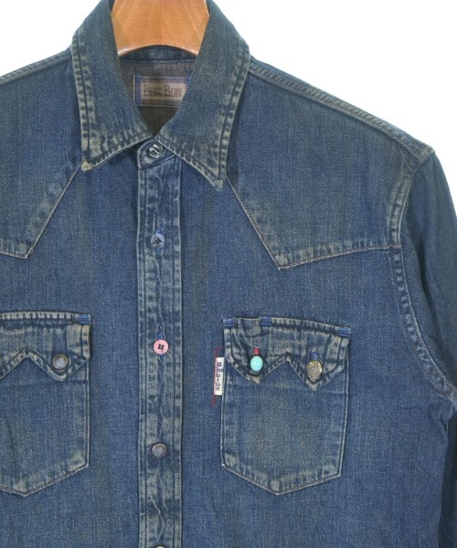 BLUE BLUE（ブルーブルー）カジュアルシャツ 紺 サイズ:2(M位) メンズ/2200672926242