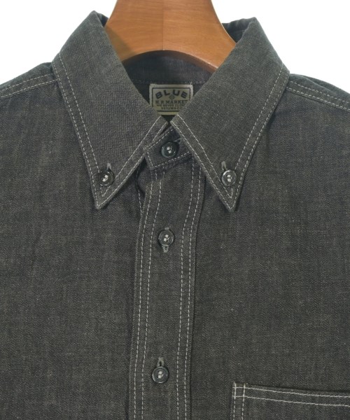 BLUE BLUE（ブルーブルー）カジュアルシャツ 黒 サイズ:2(M位) メンズ/2200672926259