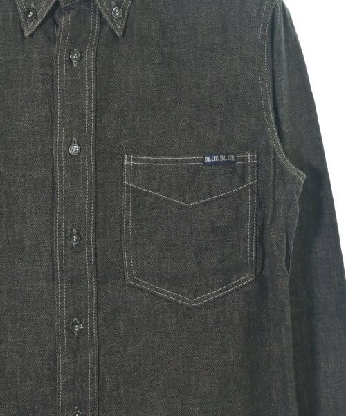 BLUE BLUE（ブルーブルー）カジュアルシャツ 黒 サイズ:2(M位) メンズ/2200672926259