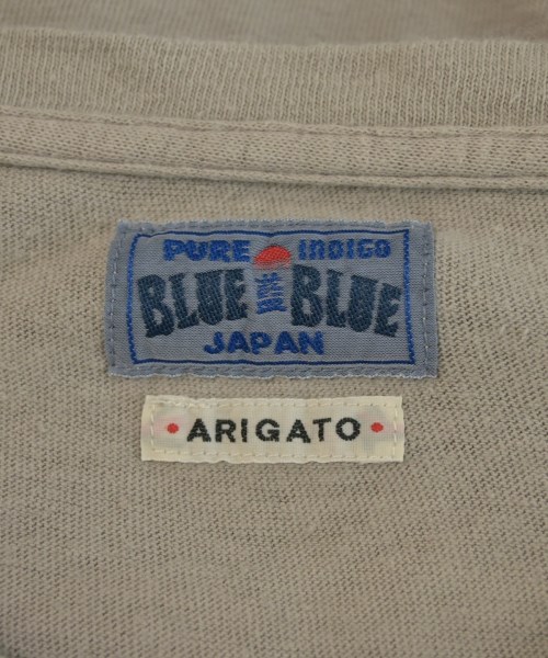 BLUE BLUE（ブルーブルー）Tシャツ・カットソー ベージュ サイズ:M メンズ/2200681995116