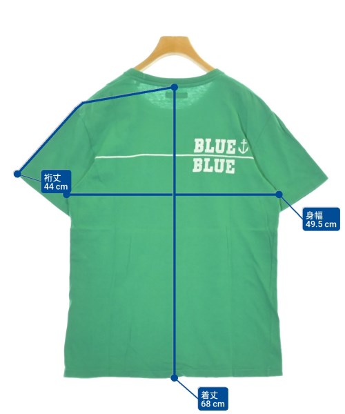 BLUE BLUE（ブルーブルー）Tシャツ・カットソー 緑 サイズ:2(S位) メンズ/2200695590048