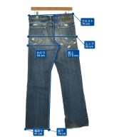 BLUE BLUE（ブルーブルー）デニムパンツ 青 サイズ:29(S位) メンズ/2200691105062