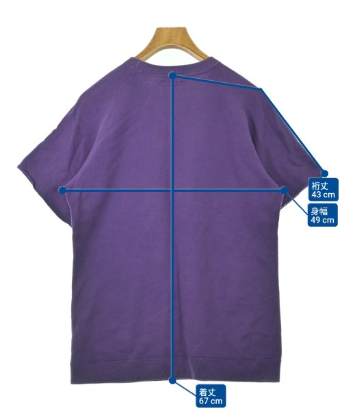 BLUE BLUE（ブルーブルー）Tシャツ・カットソー 紫 サイズ:2(M位) メンズ/2200693038047