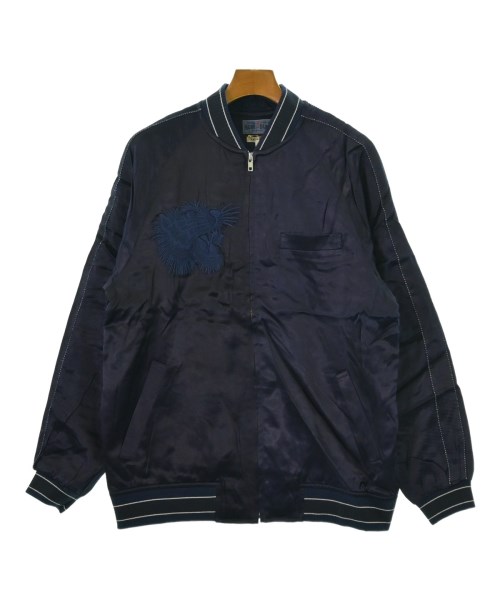 BLUE BLUE(ブルーブルー)スタジャン 紺 サイズ:3(L位)/2200659958020