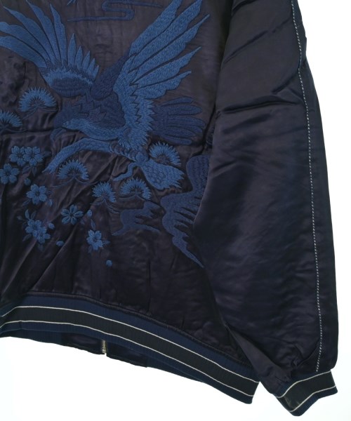 BLUE BLUE（ブルーブルー）スタジャン 紺 サイズ:3(L位) メンズ/2200659958020