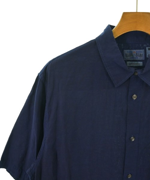 BLUE BLUE（ブルーブルー）カジュアルシャツ 紺 サイズ:3(L位) メンズ/2200659958051