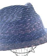 BLUE BLUE（ブルーブルー）ストローハット 紺 サイズ:2(M位) メンズ/2200718083342
