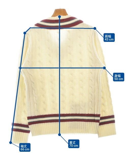 BLUE BLUE（ブルーブルー）ニット・セーター 白 サイズ:2(M位) メンズ/2200648392026