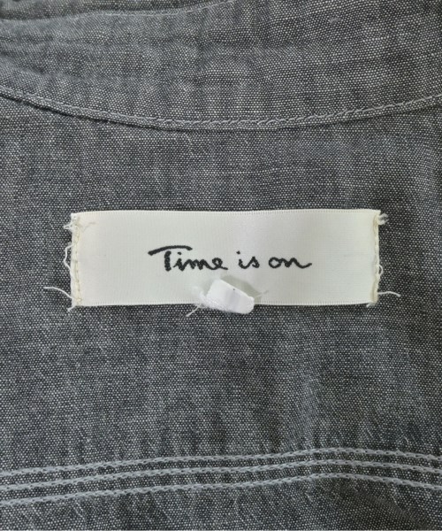 Time is on（タイムイズオン）カジュアルシャツ 黒 サイズ:0(XS位) メンズ/2200672947100