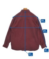 Time is on（タイムイズオン）カジュアルシャツ 赤 サイズ:0(XS位) メンズ/2200672947247