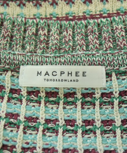 MACPHEE（マカフィー）ベスト 緑 サイズ:S レディース/2200631309062
