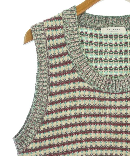 MACPHEE（マカフィー）ベスト 緑 サイズ:S レディース/2200631309062