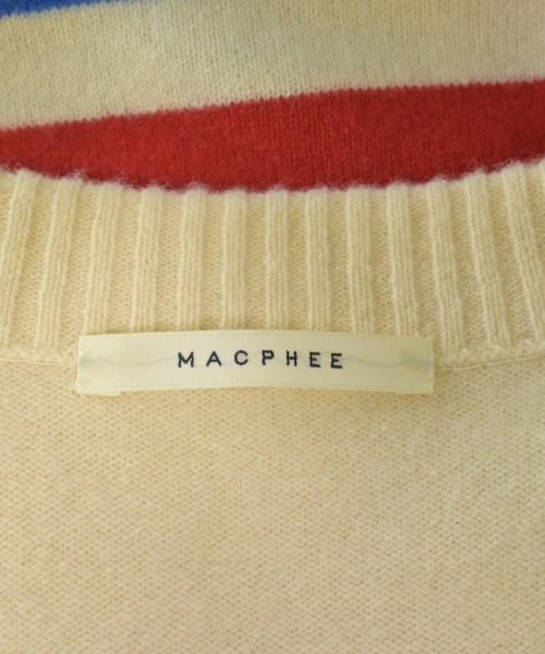 MACPHEE（マカフィー）ニット・セーター 白 サイズ:S レディース/2200634932014
