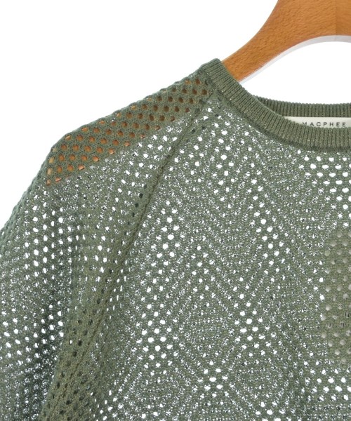 MACPHEE（マカフィー）ニット・セーター 緑 サイズ:S レディース/2200622853079