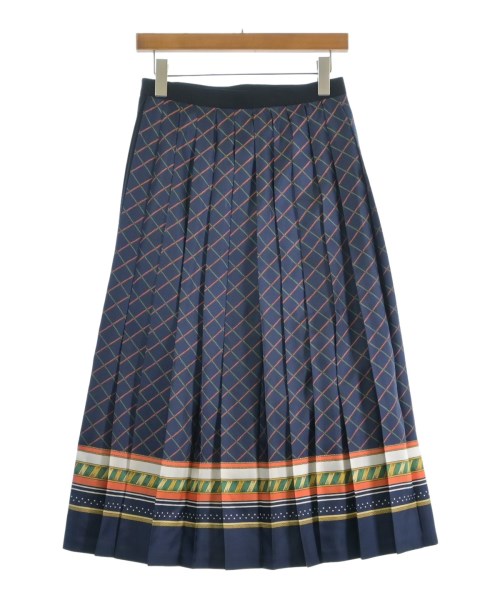MACPHEE（マカフィー）ロング・マキシ丈スカート 紺 サイズ:36(M位) レディース/2200630166079