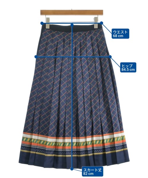 MACPHEE（マカフィー）ロング・マキシ丈スカート 紺 サイズ:36(M位) レディース/2200630166079