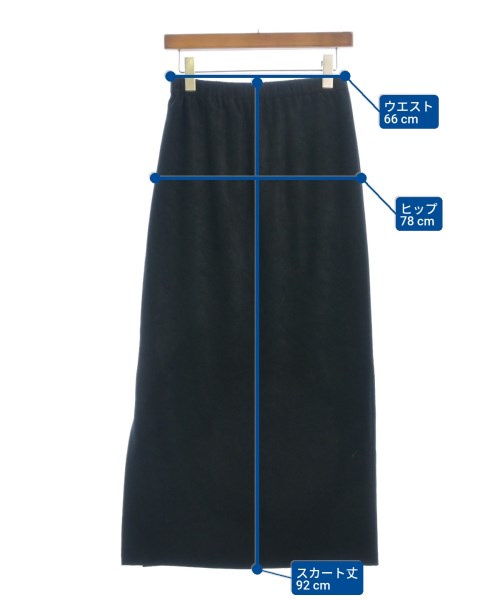 MACPHEE（マカフィー）ロング・マキシ丈スカート 黒 サイズ:36(M位) レディース/2200622067025