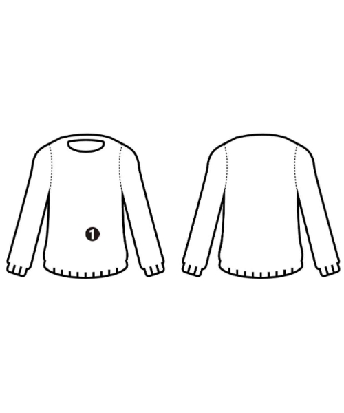 MACPHEE（マカフィー）ニット・セーター 紫 サイズ:S レディース/2200623069011