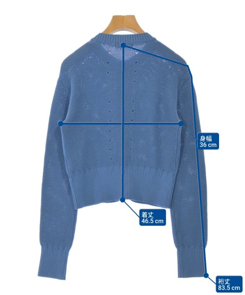 MACPHEE（マカフィー）カーディガン 青 サイズ:S レディース/2200633631048