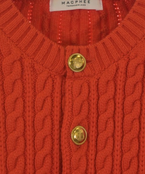 MACPHEE（マカフィー）カーディガン 赤 サイズ:S レディース/2200636318045