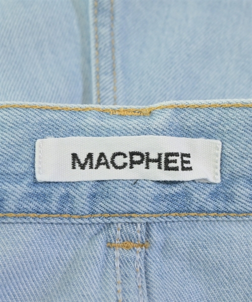 MACPHEE（マカフィー）デニムパンツ 紺 サイズ:36(M位) レディース/2200623760178