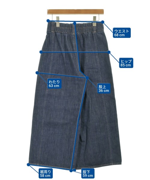 MACPHEE（マカフィー）デニムパンツ 紺 サイズ:36(M位) レディース/2200630238202