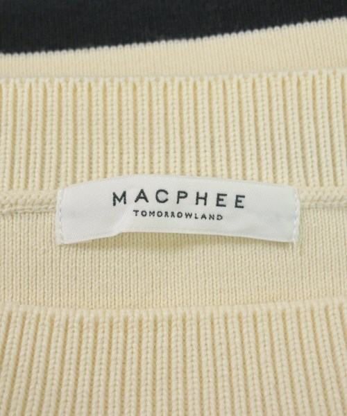 MACPHEE（マカフィー）ニット・セーター 白 サイズ:S レディース/2200637671033