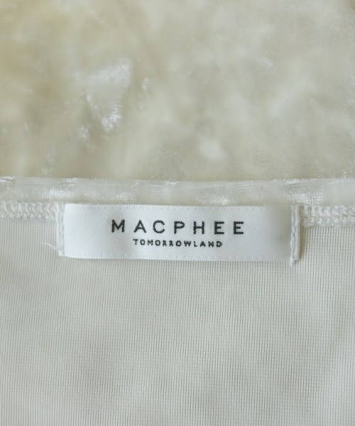 MACPHEE（マカフィー）Tシャツ・カットソー 白 サイズ:S レディース/2200635329066