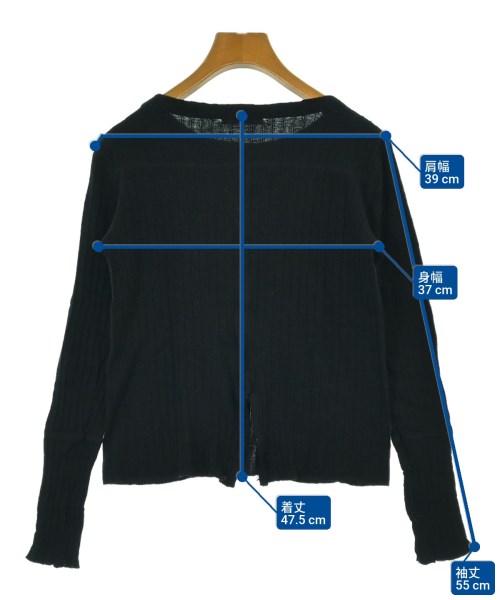 MACPHEE（マカフィー）ニット・セーター 黒 サイズ:S レディース/2200638323023