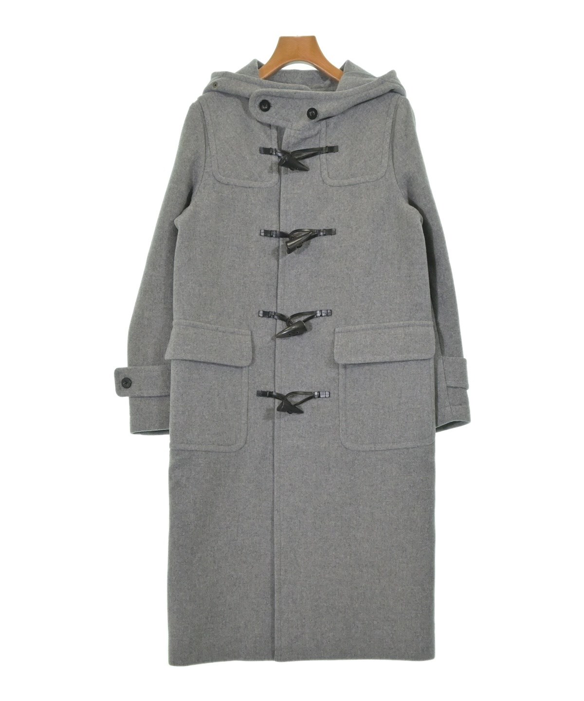 【極美品】マカフィー　MACPHEE ロング　ダッフルコートグレー　 36 M 極美品】マカフィー MACPHEE ロング ダッフルコートグレー 36 M