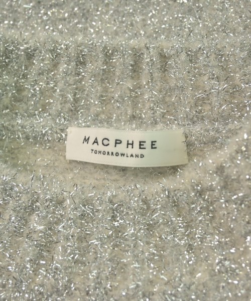 MACPHEE（マカフィー）ニット・セーター シルバー サイズ:S レディース/2200638637069