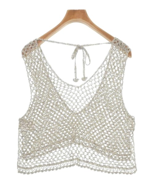 MACPHEE（マカフィー）ニット・セーター シルバー サイズ:S レディース/2200638637199