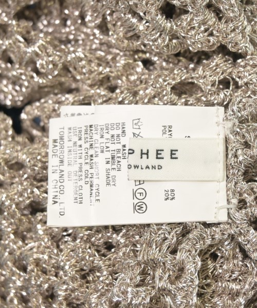 MACPHEE（マカフィー）ニット・セーター シルバー サイズ:S レディース/2200638637199