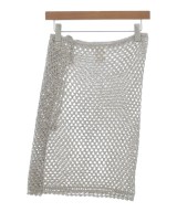 MACPHEE（マカフィー）ひざ丈スカート シルバー サイズ:S レディース/2200638637205