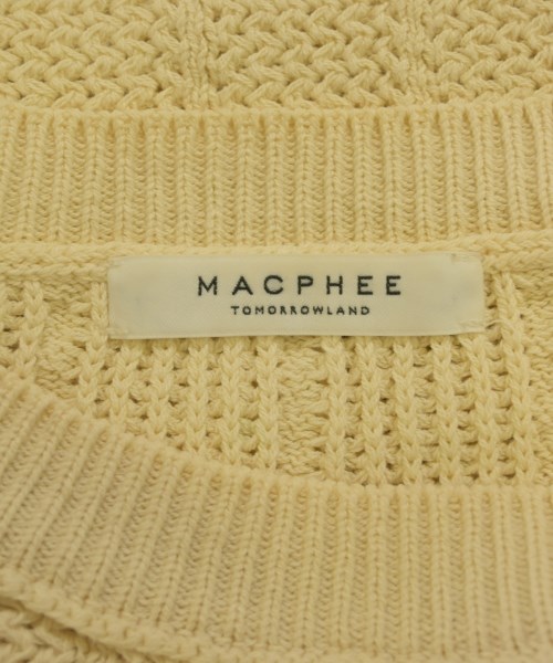 MACPHEE（マカフィー）ニット・セーター 黄 サイズ:S レディース/2200633680152