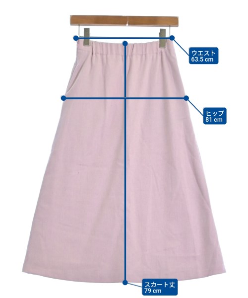 MACPHEE（マカフィー）ロング・マキシ丈スカート ピンク サイズ:34(S位) レディース/2200639153131
