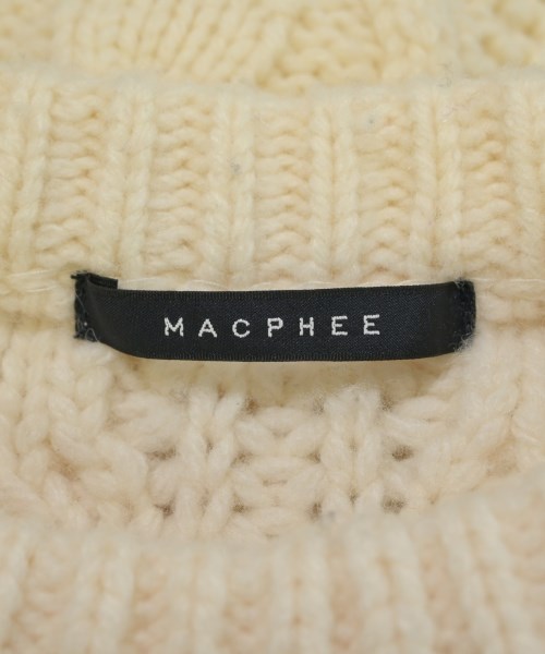 MACPHEE（マカフィー）ニット・セーター 白 サイズ:S レディース/2200639309026