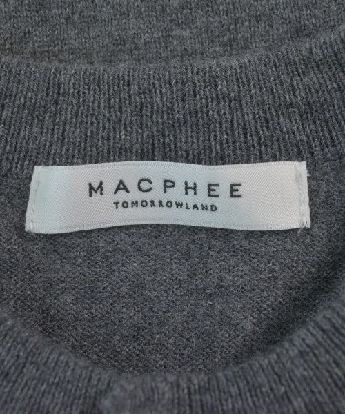 MACPHEE（マカフィー）カーディガン グレー サイズ:S レディース/2200619929015