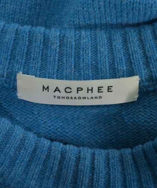 MACPHEE（マカフィー）ニット・セーター 青 サイズ:M レディース/2200629806030