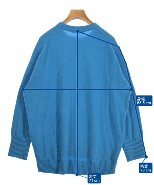 MACPHEE（マカフィー）ニット・セーター 青 サイズ:M レディース/2200629806030