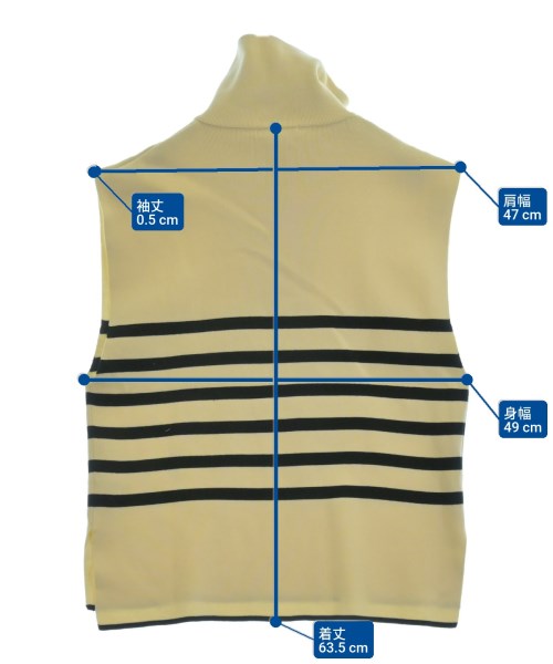 MACPHEE（マカフィー）ベスト/ノースリーブ 白 サイズ:S レディース/2200623869154