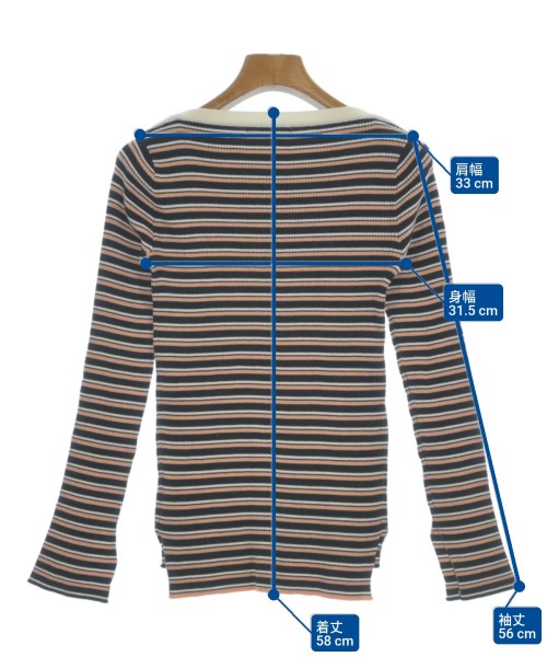 MACPHEE（マカフィー）Tシャツ・カットソー 黒 サイズ:S レディース/2200621196085